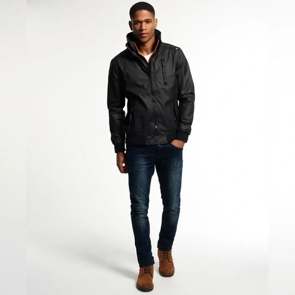 Superdry Moody Bomber Jacket in Black